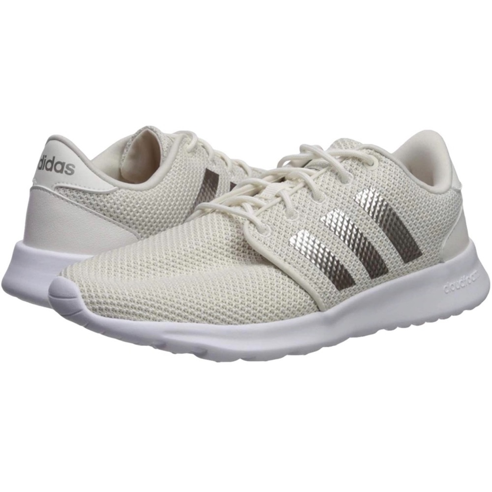 adidas Women's Cloudfoam Qt Racer Sneakers beige Cloud White Platinum 8
